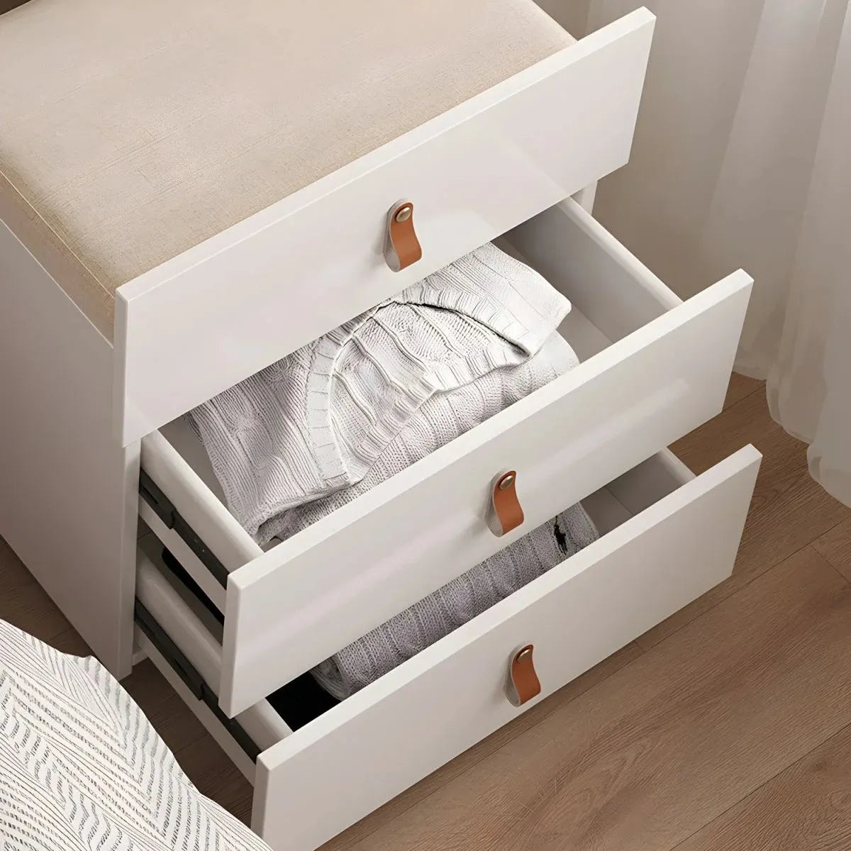 Ivory - Espejo plegable para maquillaje