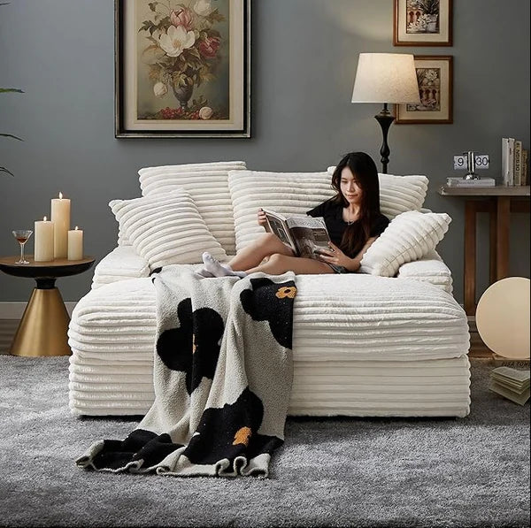 DreamLounge® XL - Sofá de ante autohinchable