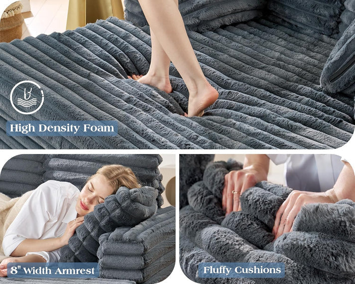 DreamLounge® XL - Sofá de ante autohinchable