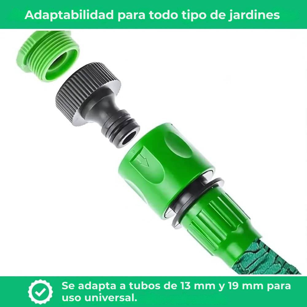 Aquaflex|Manguera extensible para riego|8 modos de chorro a alta presión