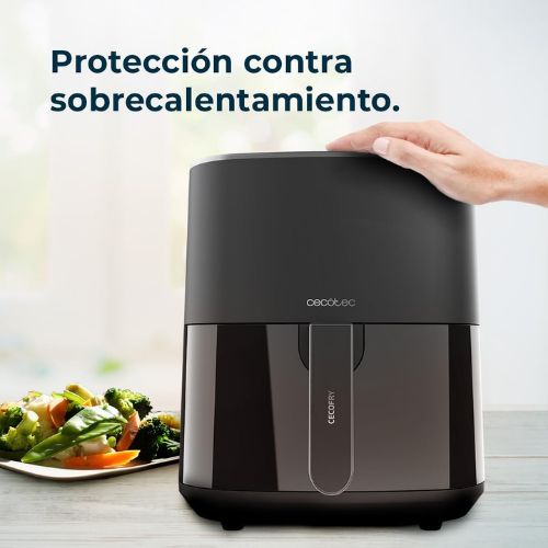 Freidora de Aire 2.5 L – Diseño Compacto con Calentamiento Rápido de 1200 W y Cocina Sin Aceite
