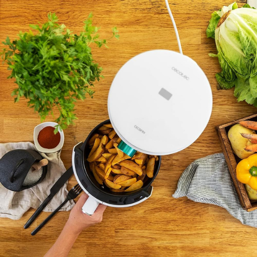 Freidora de Aire 2.5 L – Diseño Compacto con Calentamiento Rápido de 1200 W y Cocina Sin Aceite