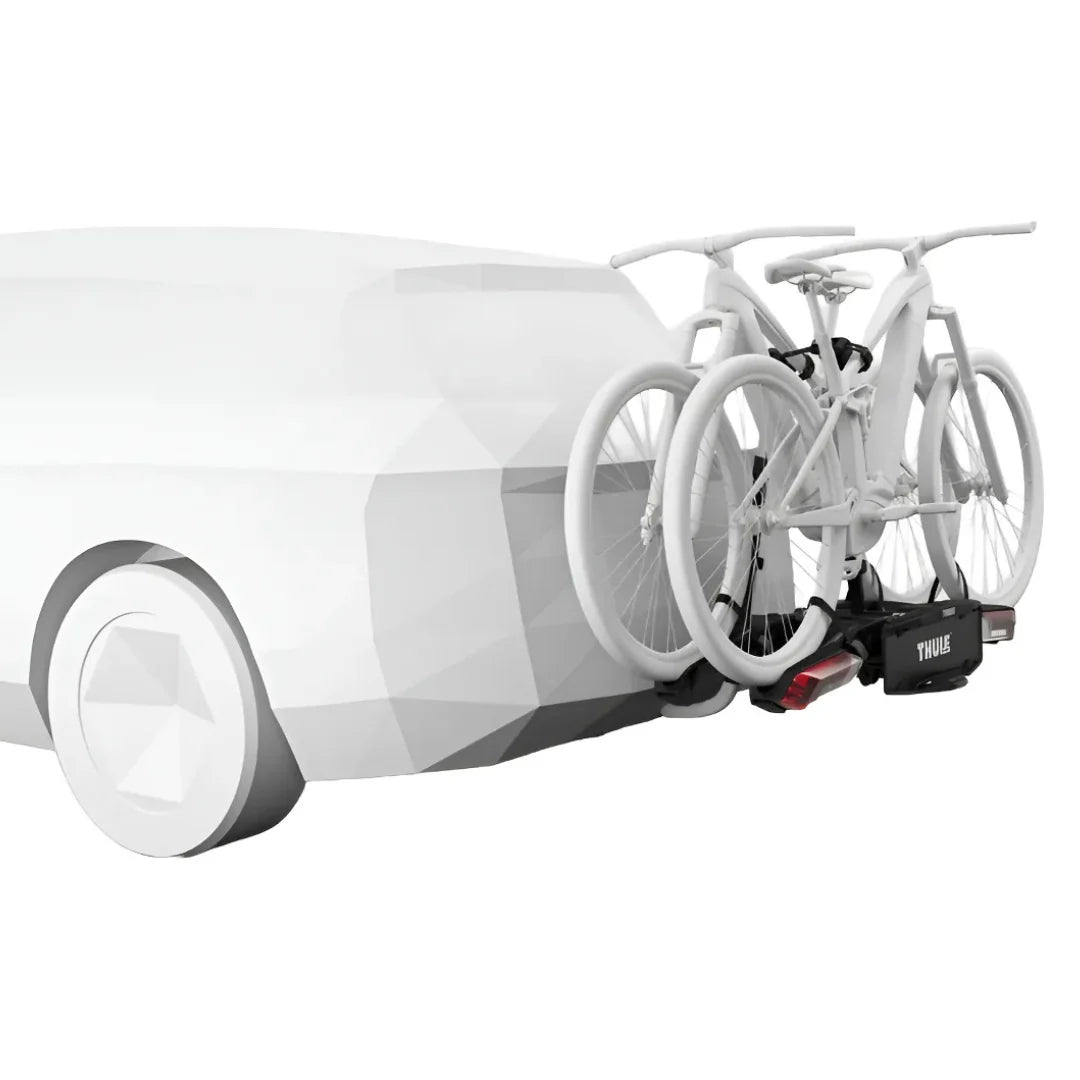 Thule EasyFold XT 2 Portabicicletas - Soporte plegable y compacto para 2 bicicletas