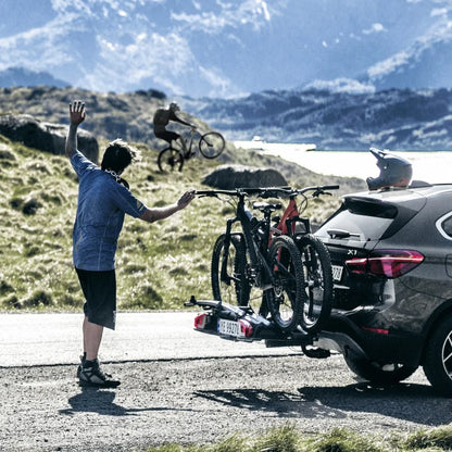 Thule EasyFold XT 2 Portabicicletas - Soporte plegable y compacto para 2 bicicletas