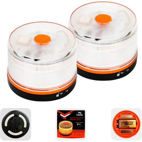 Baliza de Emergencia con Geolocalización – Pack de 2 Unidades