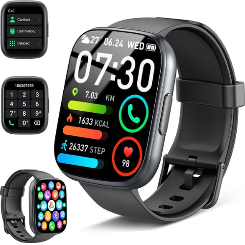 SmartWatch: reloj inteligente multifunción con llamadas Bluetooth y seguimiento de la salud