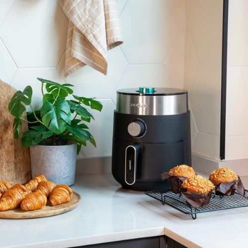 Freidora de Aire 2.5 L – Diseño Compacto con Calentamiento Rápido de 1200 W y Cocina Sin Aceite