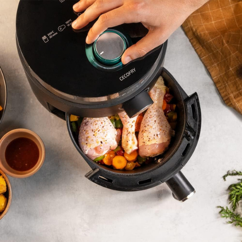 Freidora de Aire 2.5 L – Diseño Compacto con Calentamiento Rápido de 1200 W y Cocina Sin Aceite
