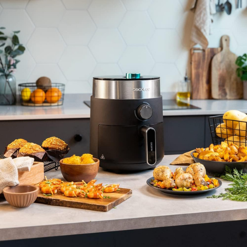 Freidora de Aire 2.5 L – Diseño Compacto con Calentamiento Rápido de 1200 W y Cocina Sin Aceite