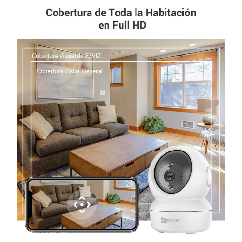 Cámaras de Seguridad WiFi – Pack de 2 con Visión Nocturna y Detección de Movimiento (Full HD 1080p)