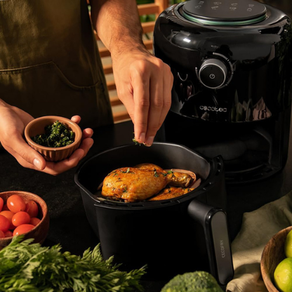 Freidora de Aire 2.5 L – Diseño Compacto con Calentamiento Rápido de 1200 W y Cocina Sin Aceite