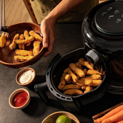 Freidora de Aire 2.5 L – Diseño Compacto con Calentamiento Rápido de 1200 W y Cocina Sin Aceite