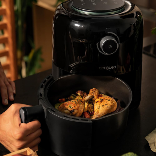 Freidora de Aire 2.5 L – Diseño Compacto con Calentamiento Rápido de 1200 W y Cocina Sin Aceite