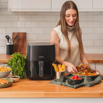 Freidora de Aire 2.5 L – Diseño Compacto con Calentamiento Rápido de 1200 W y Cocina Sin Aceite