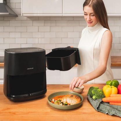 Freidora de Aire 2.5 L – Diseño Compacto con Calentamiento Rápido de 1200 W y Cocina Sin Aceite