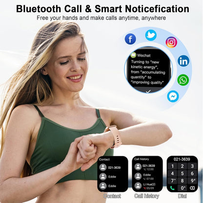 SmartWatch: reloj inteligente multifunción con llamadas Bluetooth y seguimiento de la salud