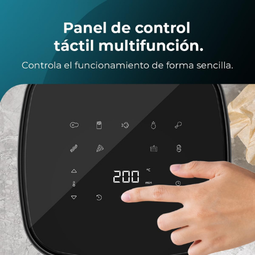 Freidora de Aire 2.5 L – Diseño Compacto con Calentamiento Rápido de 1200 W y Cocina Sin Aceite
