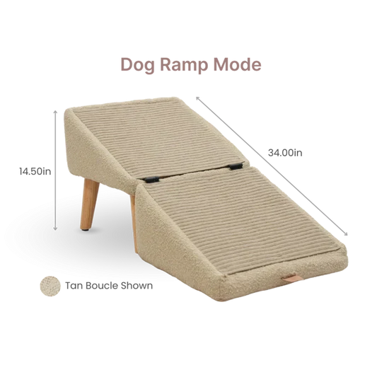 PawRest® - Rampa para perros + puf
