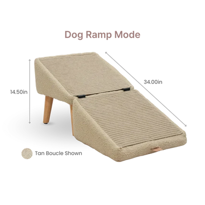 PawRest® - Rampa para perros + puf