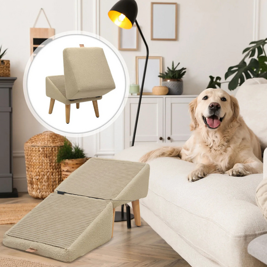 PawRest® - Rampa para perros + puf