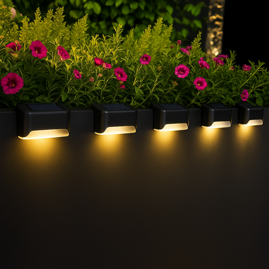 Lámparas LED solares: iluminación automática e impermeable para sus exteriores