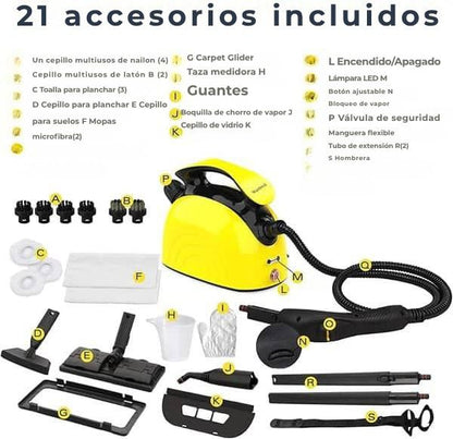 Limpiador a vapor multiusos - Limpieza natural y eficaz para su hogar