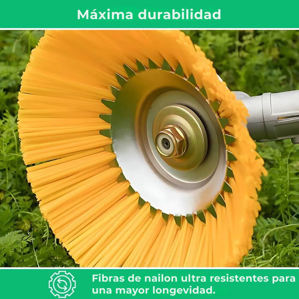 G80 PRO Cepillo desbrozador de nailon: ideal para un acabado impecable y un mantenimiento preciso.