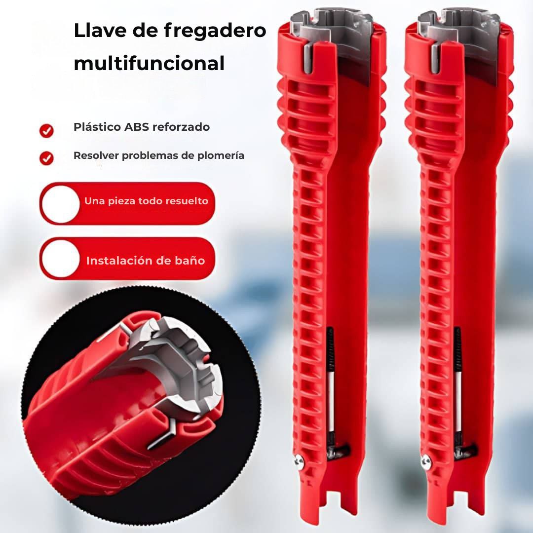 SinkWrench 1+1 GRATIS: Llave multifuncional fácil de usar para fregaderos de cocina