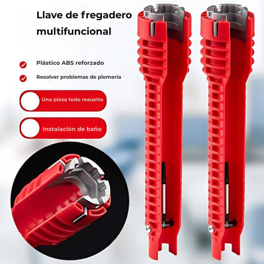 SinkWrench 1+1 GRATIS: Llave multifuncional fácil de usar para fregaderos de cocina