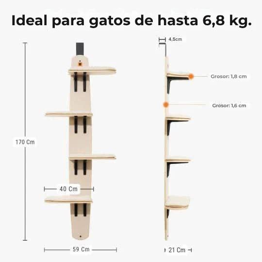 Griffix® - Árbol para gatos para colgar en la puerta