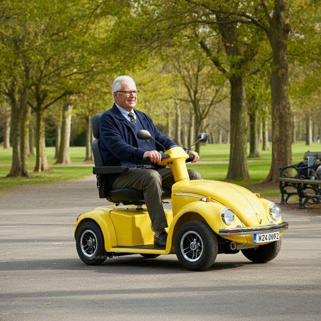 Scooter de movilidad inspirado en el escarabajo