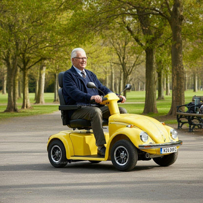 Scooter de movilidad inspirado en el escarabajo
