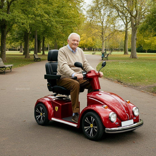 Scooter de movilidad inspirado en el escarabajo