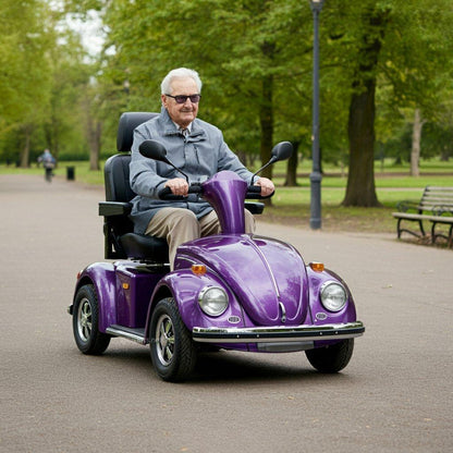Scooter de movilidad inspirado en el escarabajo